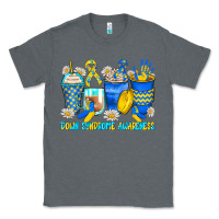 Charcoal Heather down syndrome coffee cups Classic Tee - Zillion Design Studio