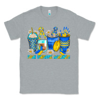 Heather Grey down syndrome coffee cups Classic Tee - Zillion Design Studio