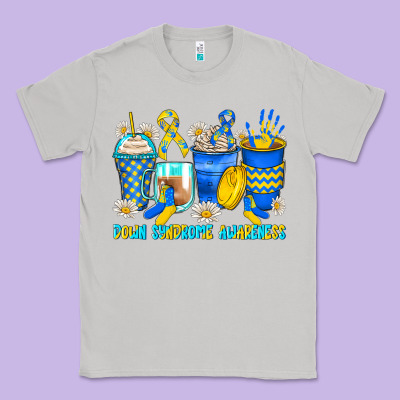 Down Syndrome Coffee Cups Classic Tee Designed By Zillion Design Studio