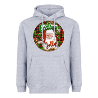Heather Grey Christmas feeling jolly santa Heavyweight Hoodie - Artiststas