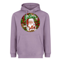 Lavender Christmas feeling jolly santa Heavyweight Hoodie - Artiststas