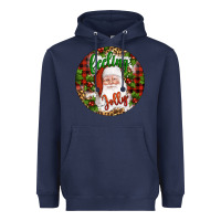 Navy Christmas feeling jolly santa Heavyweight Hoodie - Artiststas