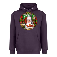 Plum Christmas feeling jolly santa Heavyweight Hoodie - Artiststas
