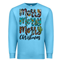 Ocean Blue merry christmas Premium Sweatshirt - JahusDesignShop