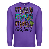 Purple merry christmas Premium Sweatshirt - JahusDesignShop
