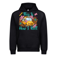 Black this is how i roll Urban Hoodie - NancyCooperArtShop