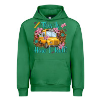 Emerald this is how i roll Urban Hoodie - NancyCooperArtShop