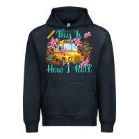 Navy this is how i roll Urban Hoodie - NancyCooperArtShop