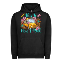 Pigment Black this is how i roll Urban Hoodie - NancyCooperArtShop