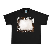 Black cowhide and leopard background Urban Heavy Tee - RanaPortraitStore