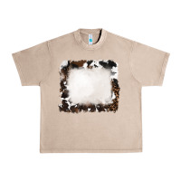 French Oak cowhide and leopard background Urban Heavy Tee - RanaPortraitStore