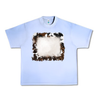 Grape Ice cowhide and leopard background Urban Heavy Tee - RanaPortraitStore