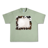 Oil Green cowhide and leopard background Urban Heavy Tee - RanaPortraitStore