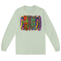 Matcha mardi gras brushstroke Long Sleeve Tee - RanaPortraitStore