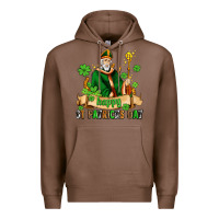 Chestnut happy st patricks day with st patricks Premium Hoodie - AdoDesignShop