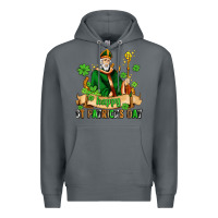Rock happy st patricks day with st patricks Premium Hoodie - AdoDesignShop