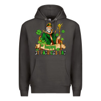 Smoke happy st patricks day with st patricks Premium Hoodie - AdoDesignShop