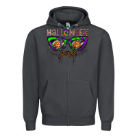 Smoke halloween girl Zipper Hoodie - CowhideDigitalArt