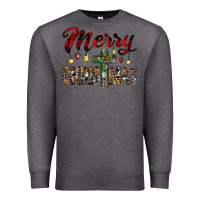 Charcoal Heather merry christmas Premium Sweatshirt - JahusDesignShop