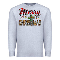 Heather Grey merry christmas Premium Sweatshirt - JahusDesignShop