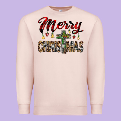 Merry Christmas Premium Sweatshirt Designed By Jahusdesignshop