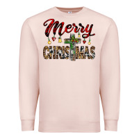 Pale Pink merry christmas Premium Sweatshirt - JahusDesignShop