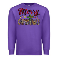 Purple merry christmas Premium Sweatshirt - JahusDesignShop