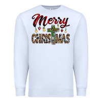 White merry christmas Premium Sweatshirt - JahusDesignShop