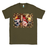 Army Green christmas farm animals Classic Tee - RanaPortraitStore