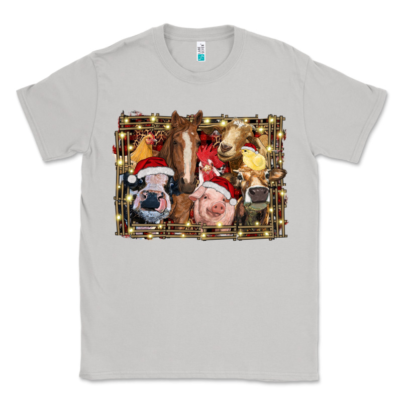 Christmas Farm Animals Classic Tee by RanaPortraitStore | Teevron