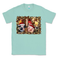 Seafoam christmas farm animals Classic Tee - RanaPortraitStore