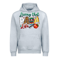 Heather Grey living that para life Urban Hoodie - NancyCooperArtShop