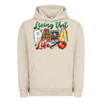 Pigment French Oak living that para life Urban Hoodie - NancyCooperArtShop