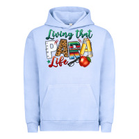 Pigment Grape Ice living that para life Urban Hoodie - NancyCooperArtShop