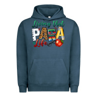Pigment Midnight Navy living that para life Urban Hoodie - NancyCooperArtShop