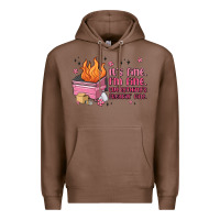 Chestnut it's fine i'm fine everything's freakin' fine Premium Hoodie - MaliasSmallBusiness
