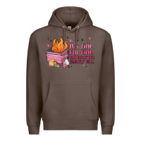 Coffee it's fine i'm fine everything's freakin' fine Premium Hoodie - MaliasSmallBusiness
