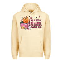 Pina Colada it's fine i'm fine everything's freakin' fine Premium Hoodie - MaliasSmallBusiness