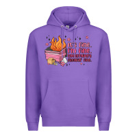 Purple it's fine i'm fine everything's freakin' fine Premium Hoodie - MaliasSmallBusiness