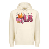 Tofu it's fine i'm fine everything's freakin' fine Premium Hoodie - MaliasSmallBusiness