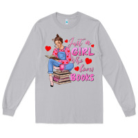 Moon Dust just a girl who loves books Long Sleeve Tee - texasbilliewilder
