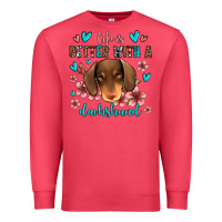 Cardinal life is better with a dachshund Premium Sweatshirt - Jasminsmagicworld