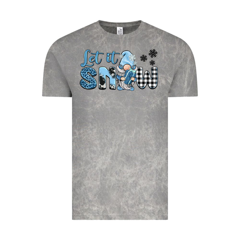 Let It Snow Gnome Vintage Tee by BarkalooDesign | Teevron