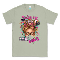 Matcha minding my own small business blonde messy bun Classic Tee - texasbilliewilder