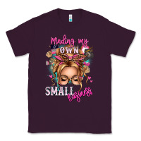 Plum minding my own small business blonde messy bun Classic Tee - texasbilliewilder