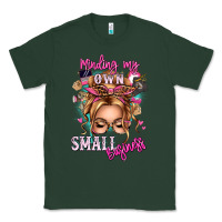 Sports Green minding my own small business blonde messy bun Classic Tee - texasbilliewilder