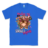 True Royal minding my own small business blonde messy bun Classic Tee - texasbilliewilder