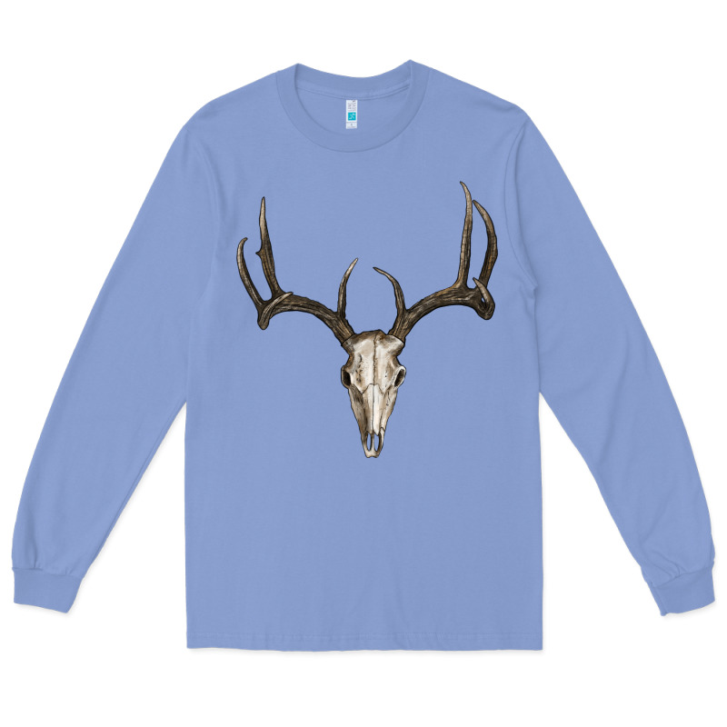 Deer Skull Long Sleeve Tee by RanaPortraitStore | Teevron
