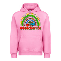 Fuchsia Pink teacher life Urban Hoodie - NancyCooperArtShop