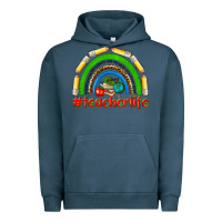 Pigment Midnight Navy teacher life Urban Hoodie - NancyCooperArtShop